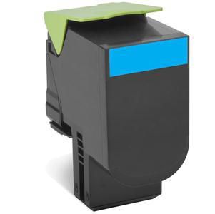 Lexmark Toner 80C2SCE Cyan bis zu 2.000 Seiten