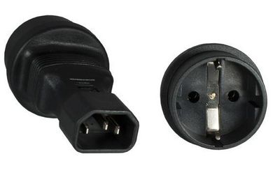 Power Adapter C14 - Schuko M-F