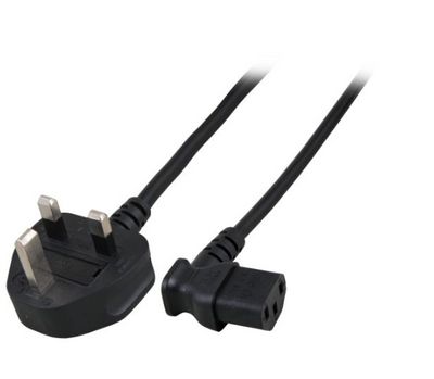 MicroConnect Power 2M UK BS-1363/Angled C13 H05VV-F3x0.75mm2 CU 13A fuse