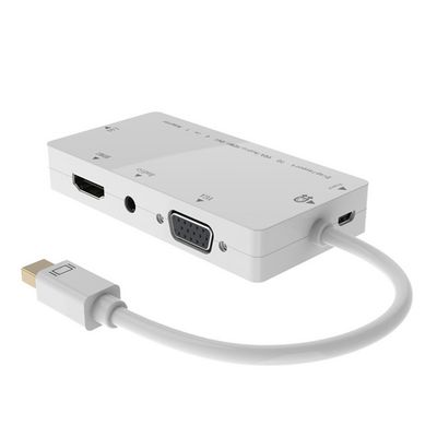 MicroConnect Mini DP to DVI/HDMI/VGA/Audio for MacBook Pro iMac Surface white, resolution: 1920 x 1080P