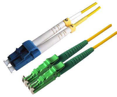 MicroConnect LC/UPC-E2000/APC 1,5m OS2 Fibre Patch Cable