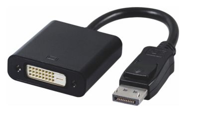 MicroConnect Active Adapter DP - DVI-D M-F DisplayPort - DVI-D 24+1 M-F  Black, resolution : 1920 x 1200