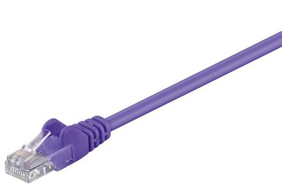 MicroConnect U/UTP CAT5e 2M Purple PVC Unshielded Network Cable, PVC, 4x2xAWG 26 CCA
