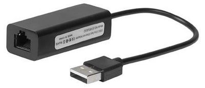 USB2.0 to Ethernet, Black
