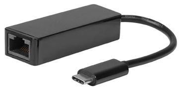 MicroConnect USB-C to RJ45 Adapter 10/100/1000Mbps, Black, 5Gbps 0,2m