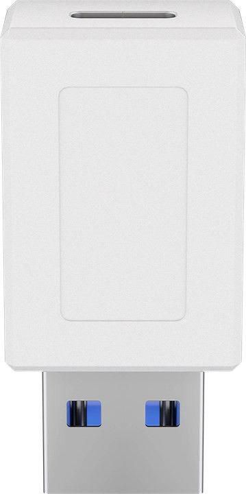 USB3.0 A - USB-C M-F, White