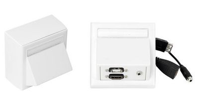 Vivolink Wall HDMI, USB + AUD 3,5mm .