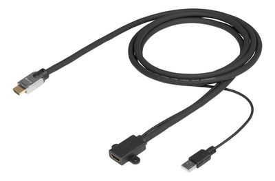 Vivolink PRO HDMI MALE - FEMALE HDMI 2.0 4K - 2K - LSZH PROHDMIHDMFM5-LSZH, 5 m, HDMI Type A (Standard), HDMI Type A (Standard), 18