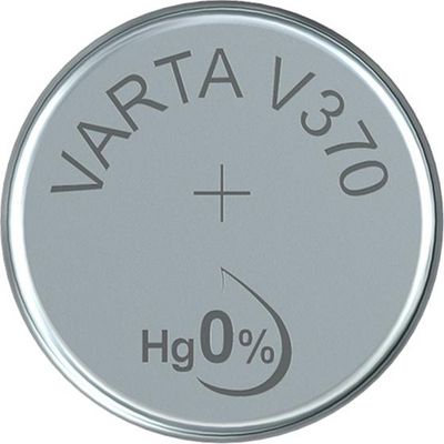 Silberoxid-Knopfzelle 370 (silber, 10 Stück)