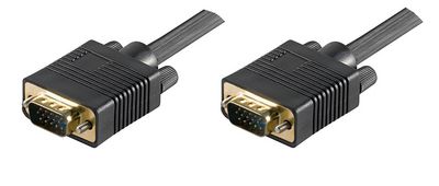 MicroConnect Full HD SVGA HD15 cable 7m Monitor Cable, Black Resolution : Full HD 1920 x 1080p, Double Shielded