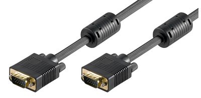 SVGA HD15 2m M-M w.ferrit core