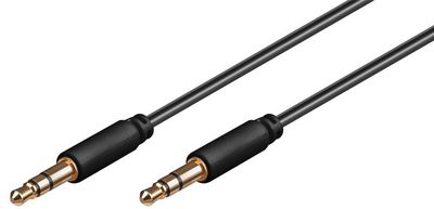 MicroConnect 3.5mm (3-pin, stereo)  Minijack Cable 3.5mm Minijack  Cable Male-Male