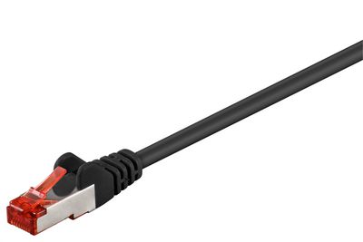 MicroConnect F/UTP CAT6 15m Black PVC Outer Shield : Foil screening 4x2xAWG 27 CCA