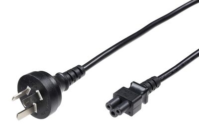 MicroConnect Power Cord China - C5 1.8m Type I to C5, Black H05VV-F3x0.75mm2, CCC & RoHS