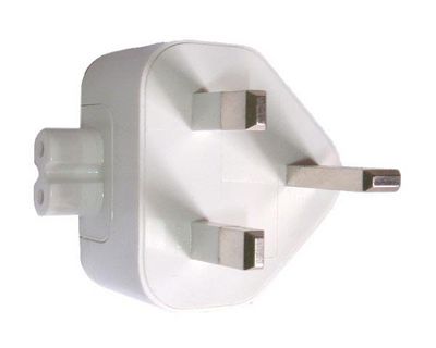 CoreParts UK Mains plug for white block New laptop power supply - UK