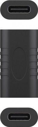 CoreParts USB-C(F) to USB-C(F) Adapter Upto 100W, Data transfer: 10Gbps, 5V2A-20V2.25A, USB-C to USB-C Upto 100W 5V2A-20V2.25A Black