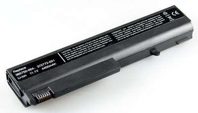 CoreParts Laptop Battery for HP 47.52Wh  10.8V 4400mAh 48Wh 6 Cell  Li-ion 10.8V 4.4Ah Black  395790-001, 395790-003,