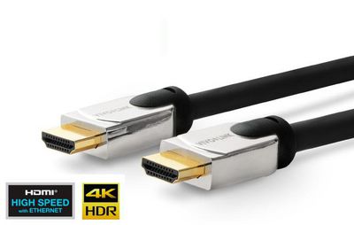 Vivolink PROHDMIHDM2 HDMI Cable 2 M HDMI Type A (standard) Black Silver (PROHDMIHDM2)