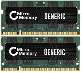 CoreParts 4GB Memory Module 800Mhz DDR2 Major SO-DIMM - KIT 2x2GB for Apple 800MHz DDR2 MAJOR SO-DIMM - KIT 2x2GB