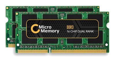 CoreParts 8GB Memory Module 1066Mhz  DDR3 Major SO-DIMM - KIT  2x4GB for Apple 1066MHz DDR3 MAJOR SO-DIMM - KIT 2x4GB