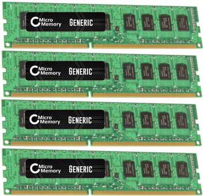 CoreParts 32GB Memory Module 1600Mhz  DDR3 Major DIMM - KIT 4x8GB  1600MHz DDR3 MAJOR DIMM - KIT 4x8GB
