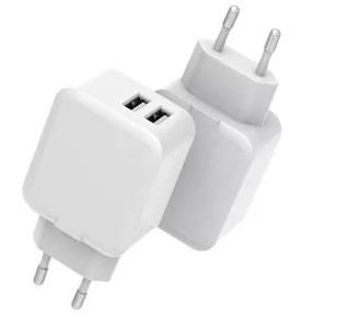 CoreParts USB Power Charger 12W 5V 2.4A, Output: 2xUSB, Input: 100-240V EU Plug EU Wall, for mobile phones, tablets & other devices,