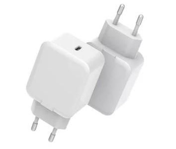 CoreParts USB-C Power Charger 20W 5V-12V/1.5A-3A Output: USB-C PD QC3.0, Input: 110-230V EU Plug, for mobile phones, tablets & other