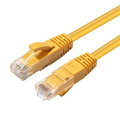 MicroConnect CAT6A UTP 10m Yellow LSZH Undshielded Network Cable, LSZH, AWG26 CU