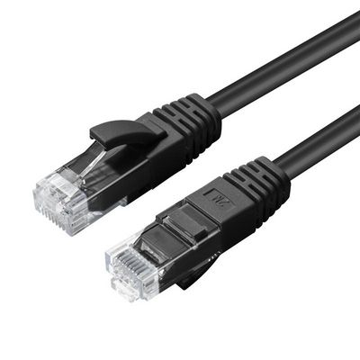 MicroConnect CAT6A UTP 15m Black LSZH Undshielded Network Cable, LSZH, AWG26 CU