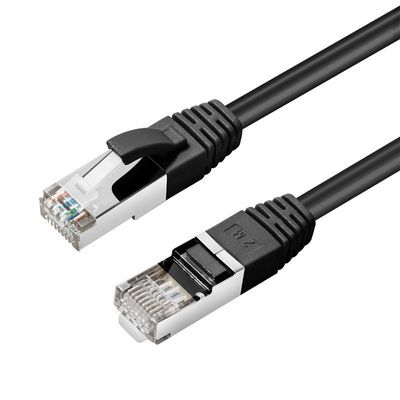 MicroConnect CAT6A S/FTP 15m Black LSZH Shielded Network Cable, LSZH,  AWG26 CU