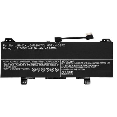 CoreParts Laptop Battery for HP 47.30Wh  7.7V 6150mAh 47WH 7.7V Li-Pol  6100mAh for Chromebook 11 G6 Chromebook 11 G6 EE Chromebook 11 G7 Chromebook 11