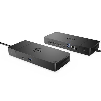 Dell WD19TBS Thunderbolt Dock 180W  -EU WD19TBS-180W, Wired, USB  3.2 Gen 2 (3.1 Gen 2) Type-C, 1000 Mbit/s, Black, 5120 x 2880 pixels, DC