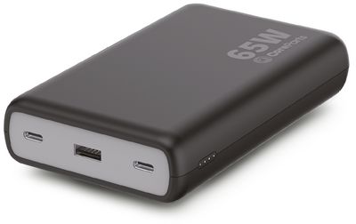 CoreParts USB-C PD65W Power bank  20.000mAh W126091221, Black,  Mobile phone/Smartphone, Portable speaker, Smartwatch, Tablet, Universal,