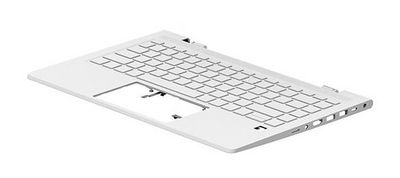 HP TOP COVER W/KBD CP BL SR UK M23769-031, Keyboard, UK  English, Keyboard backlit, HP