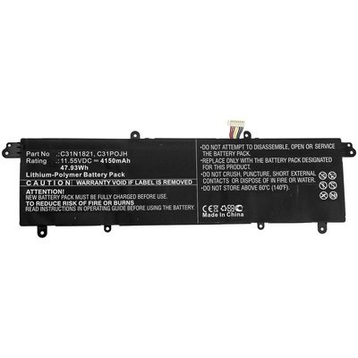 CoreParts Laptop Battery for Asus 47.93Wh 11.55V 4150mAh 48Wh Li-Pol 11.55V 4150mAh for ASUS, UX3000XN, UX392FA, UX392FN-2B, Vivobook 14
