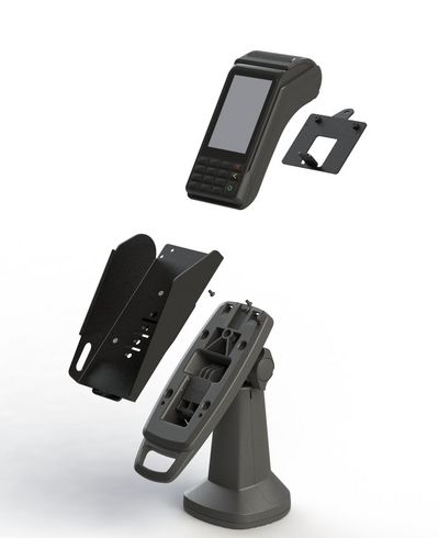 Havis Metal FlexiPole Backplate for  Verifone V240M Payment  Terminal