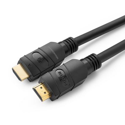 MicroConnect HDMI Cable 4K Active, 15m  with amplifier HDMI 2.0  4K@60Hz 4:4:4 Active 18 Gbps. 4K@60Hz, HDCP, CEC