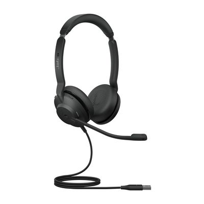Jabra Evolve2 30, MS Stereo Headset  Head-band USB Type-A Black  Evolve2 30, MS Stereo, Headset, Head-band, Office/Call center, Black, Binaural,