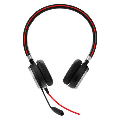 Jabra EVOLVE 40 MS Stereo EVOLVE 40 MS Stereo, Headset, Head-band, Office/Call center, Black, Binaural, Volume +, Volume -