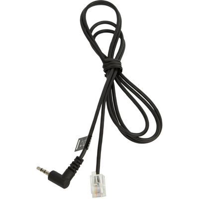 JABRA RJ10 Cord to 2,5mm pin plug, 1,0 meter for Panasonic KX-T 7630, 7633, 7635 and e.g. GN9300, GN9120, GN Ellipse, GN8000