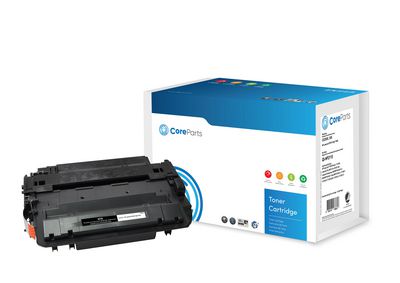 CoreParts Toner Black CE255X Pages: 12.500, Nordic Swan HP LaserJet P3015 (55X) High Yield