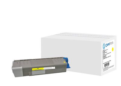 CoreParts Toner Yellow 43381905 Pages: 2.000 Oki C5600/C5700 Series