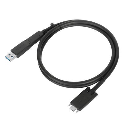 Targus USB-C Male with Screw to USB-C Male Cable with USB-A Tether 1m