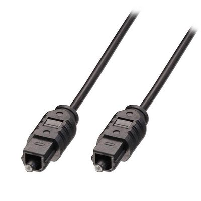 Lindy 1m SPDIF Digital Optical Cable - TosLink audio cable Black 1m SPDIF Digital Optical Cable - TosLink, TosLink, 1 m, Black