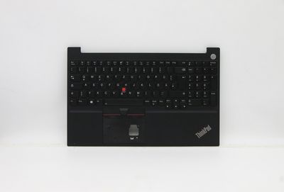 Lenovo C-Cover with keyboard,  German, Black, Backlight,  Fingerprint