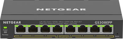Netgear 8PT GE Plus Switch W/HI-PWR  POE+
