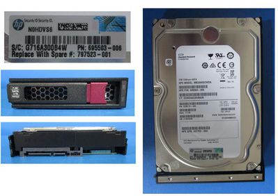 Hewlett Packard Enterprise DRV HD 2TB 6G 7.2K 3.5 SATA LP