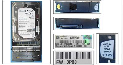 Hewlett Packard Enterprise DRV HD 8TB 7.2K LFF SAS FE  3,5"