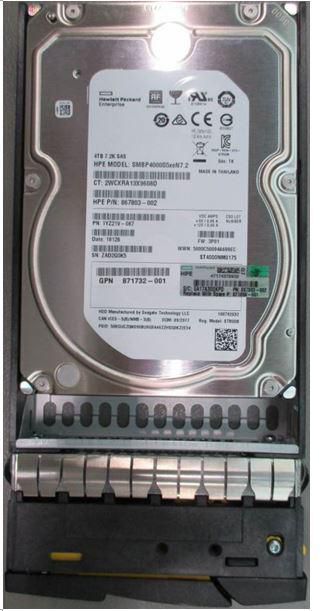 Hewlett Packard Enterprise 3PAR0 4TB 6G SAS 7.2K 3.5in **Refurbished**