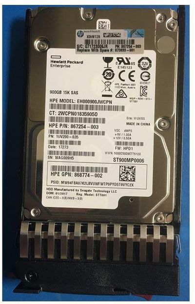 Hewlett Packard Enterprise HDD 900GB 12G 15K SFF SAS